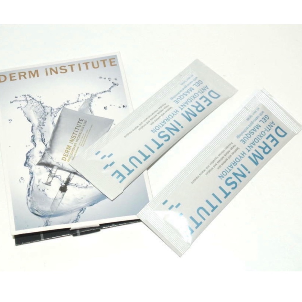 ❤️ 4 for $25 DERM INSTITUTE Anti-Oxidant Hydration Gel Masque 2 Pack NEW